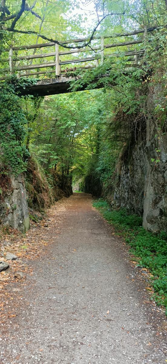 Vía Verde del Plazaola en el entorno de Lekunberri